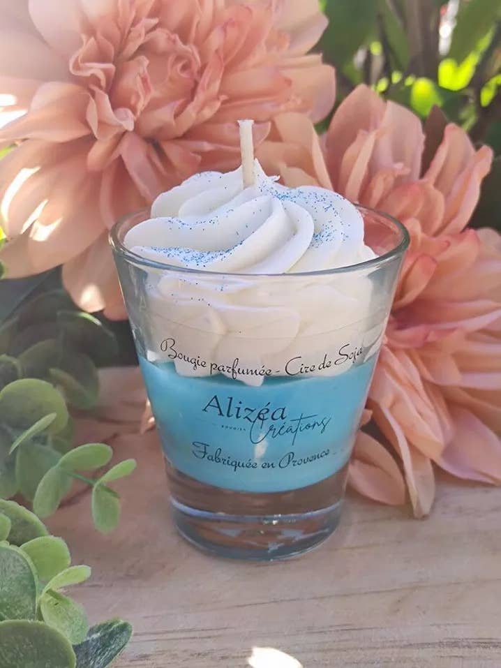 Candela svasata acqua d'Ambra per la vendita all'ingrosso da parte di LES CREATIONS D'ALIZEA