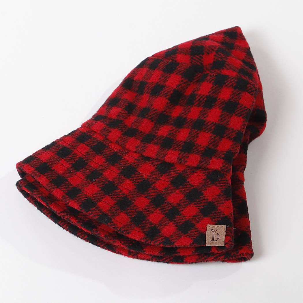 3AM BY H&D ACCESSORIES - Wholesale Bucket Hat - Women's - Classic Plaid Bucket Hat2
