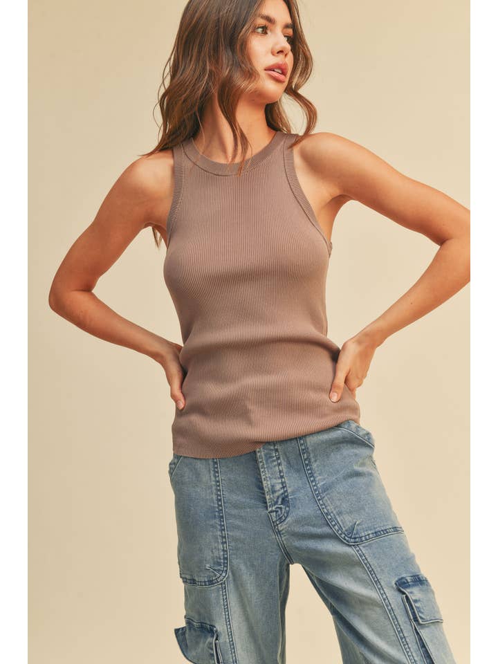 MIOU MUSE - Wholesale Tank Top - Women's - MMT1242 CLASSIC RIBBED TANK TOP13