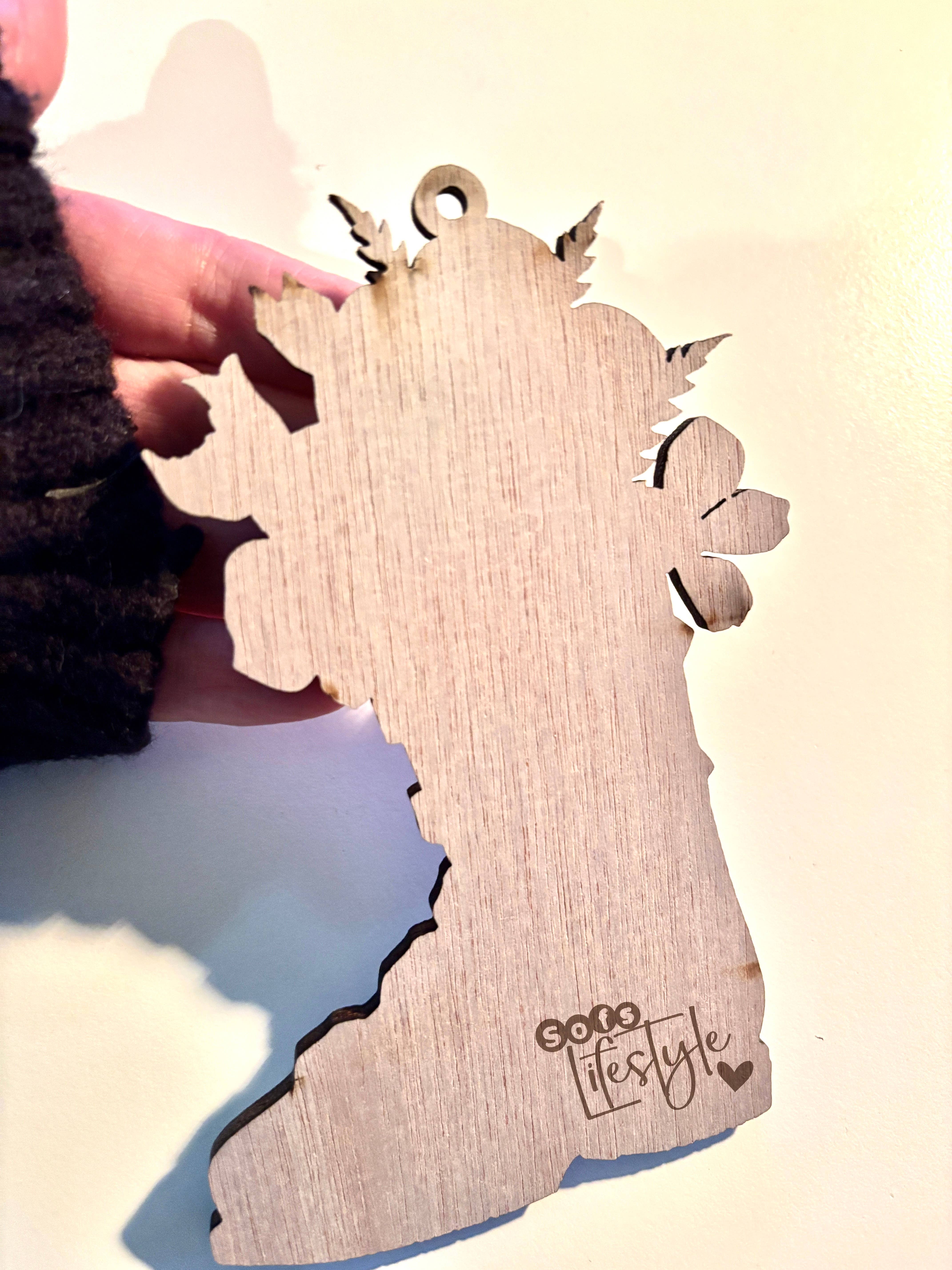 Sofs Designs - Wholesale Ornament - Wood Ornament or coasters. Check different Ski options10