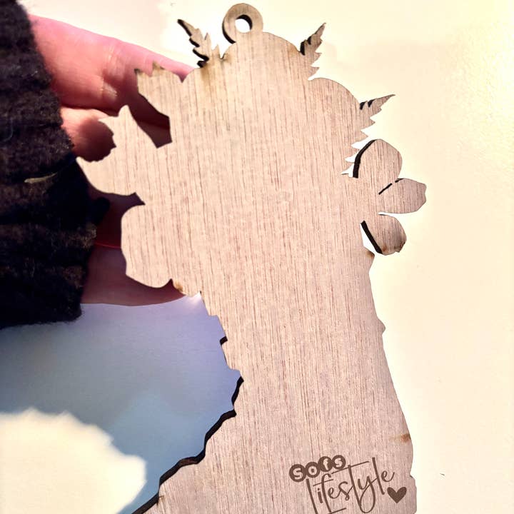 Sofs Designs - Wholesale Ornament - Wood Ornament or coasters. Check different Ski options10