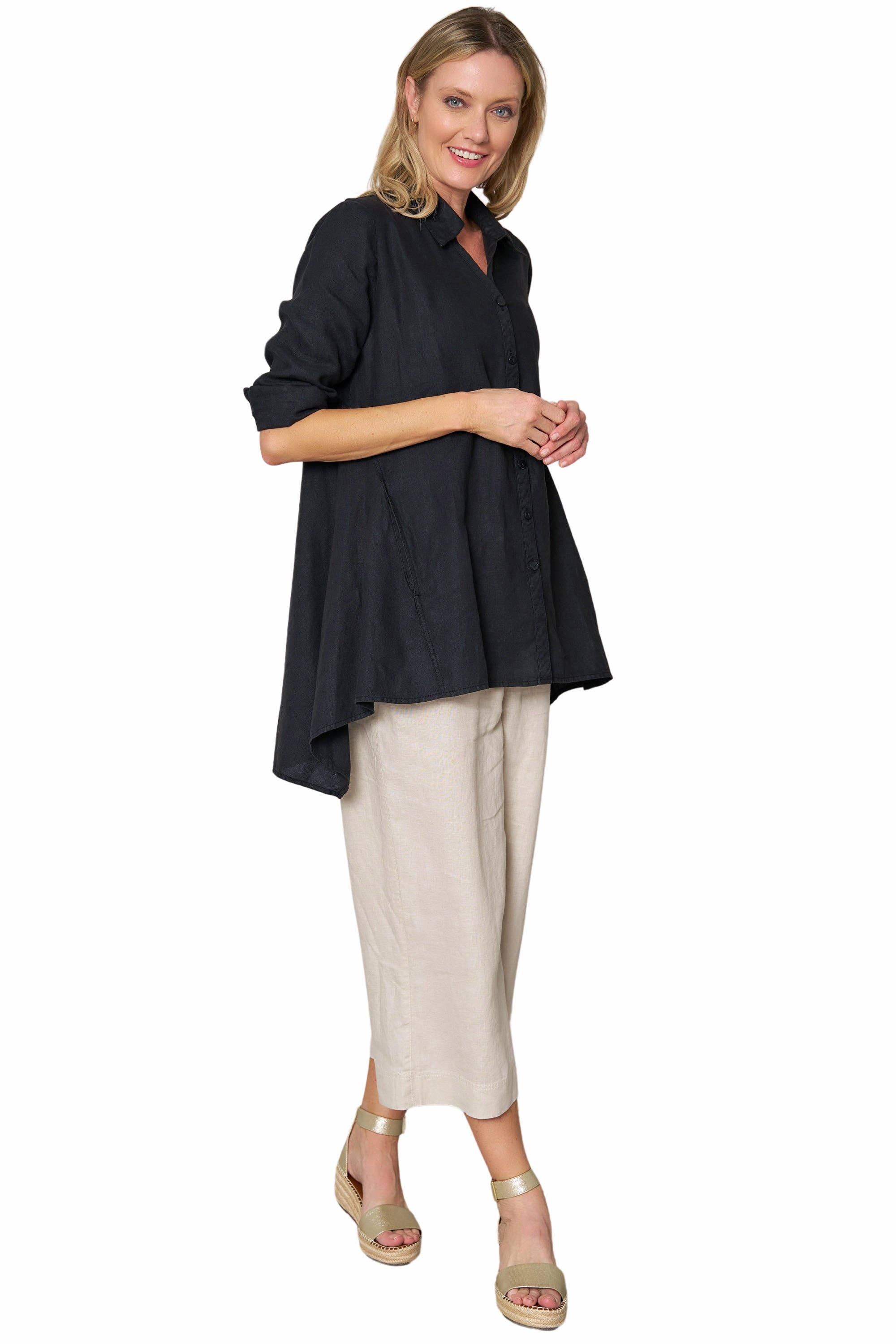 Stella Carakasi - Wholesale Button Down Shirt - Women's - True Form Shirt (*)19