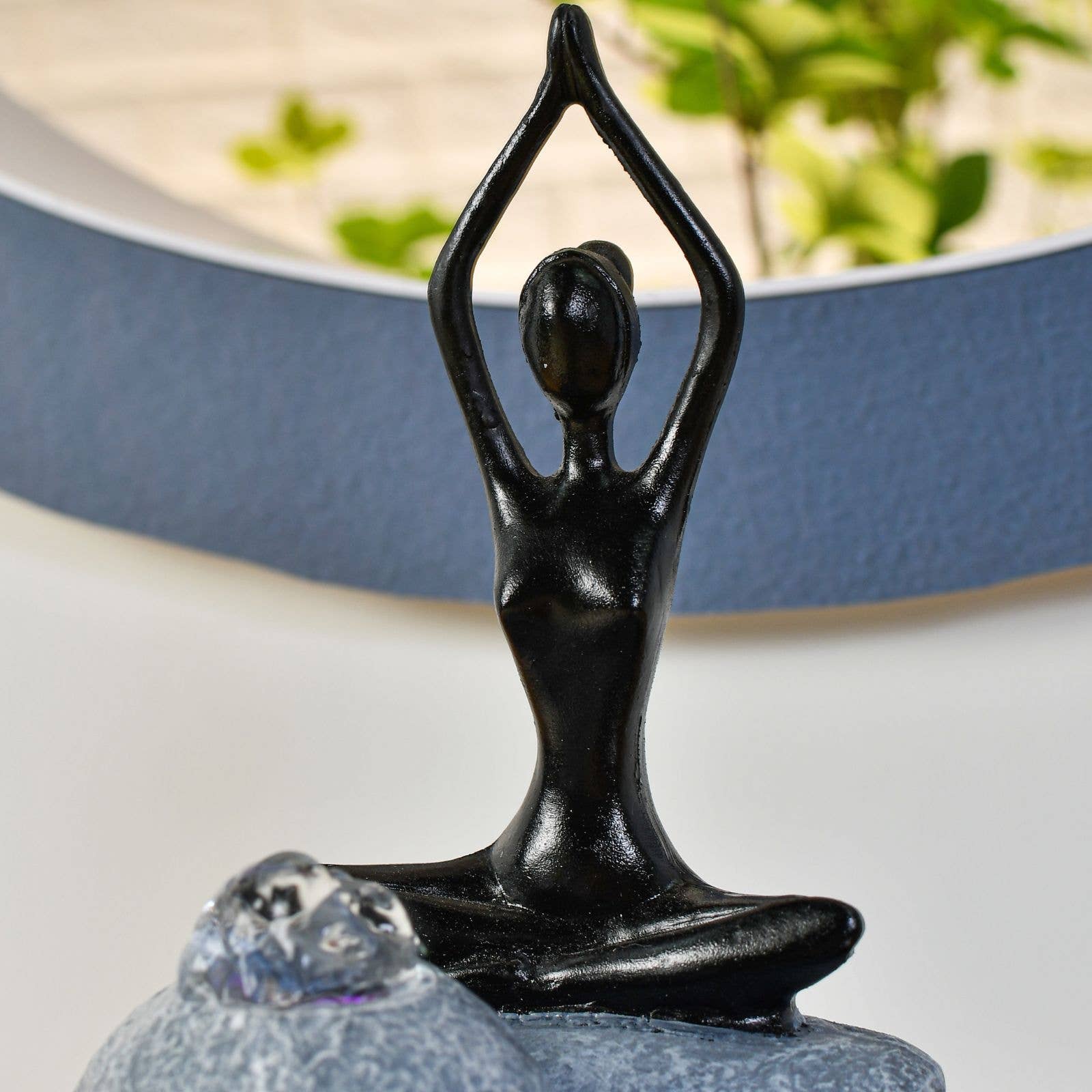 Zen'Arôme - Vente Décorations de table - Yoga Objet de Décoration Fontaine d'intérieur Yoga 25