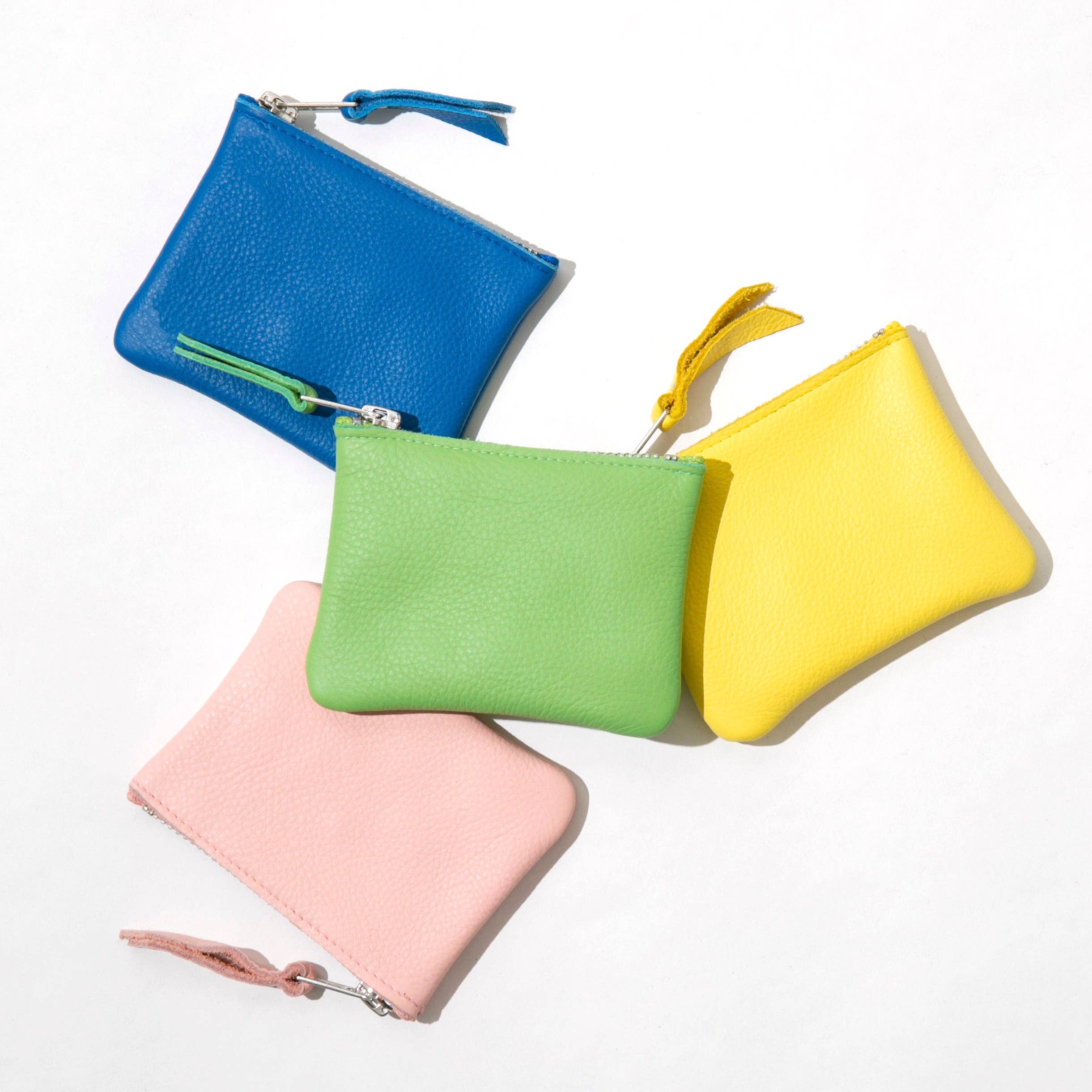 Suede&Co - Wholesale Coin Purse - Women's - Cobalt Leather Coin Purse3