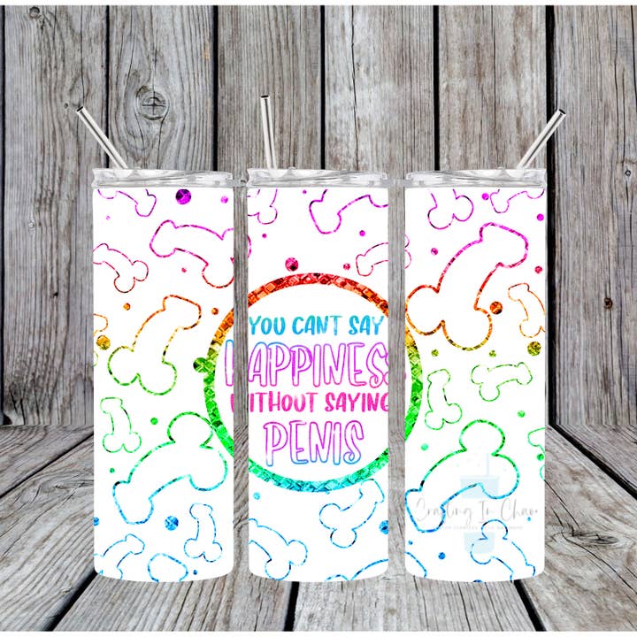 Penis Skinny Tumbler for wholesale by Crafting in Chaos
