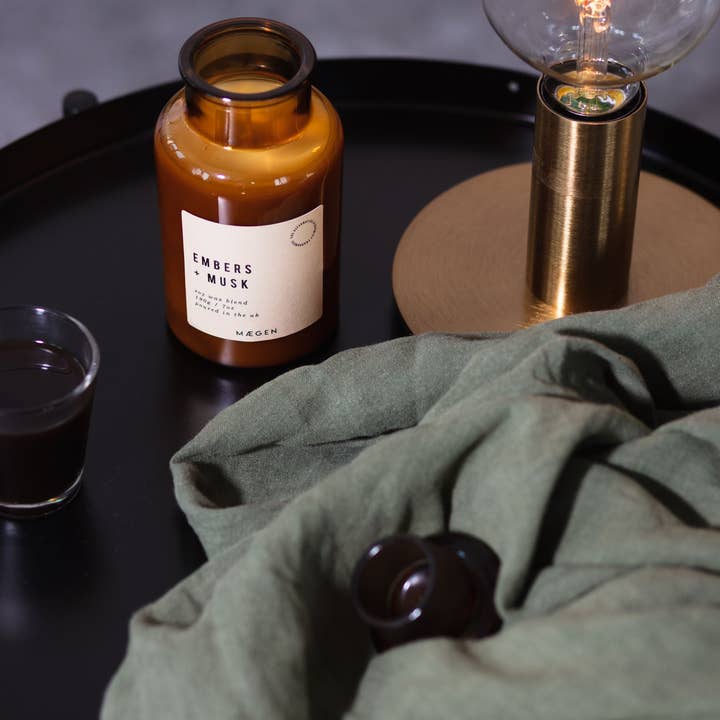 MÆGEN - Wholesale Jar/Filled Candle - MÆGEN Alchemist Candle - Embers & Musk