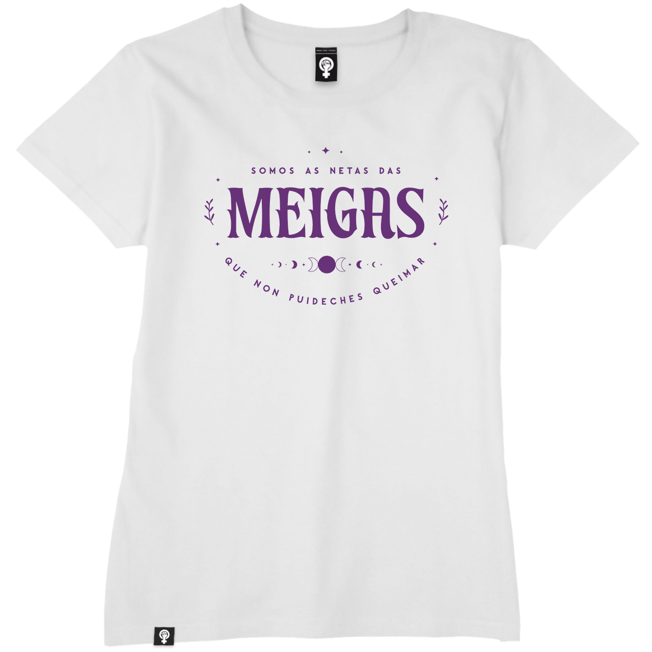 FEM - Wholesale Screen Printed T-Shirt - Women's - We are as netas das meigas 🌙💜1