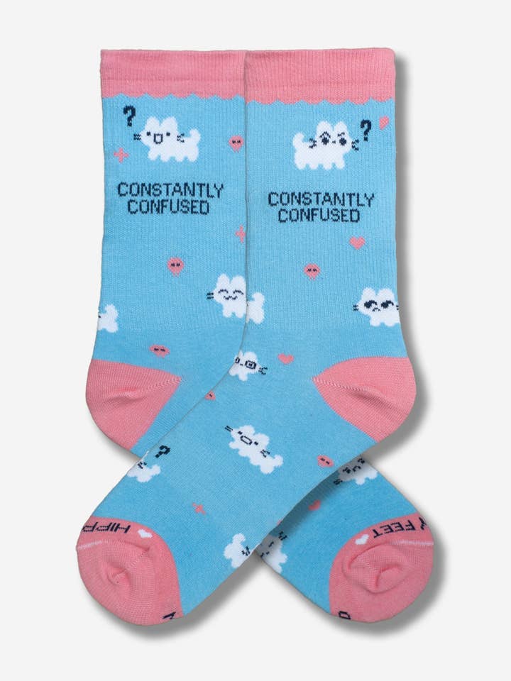 Hippy Feet - Wholesale Socks - Unisex - @jazlynn.art - Constantly Confused Crews