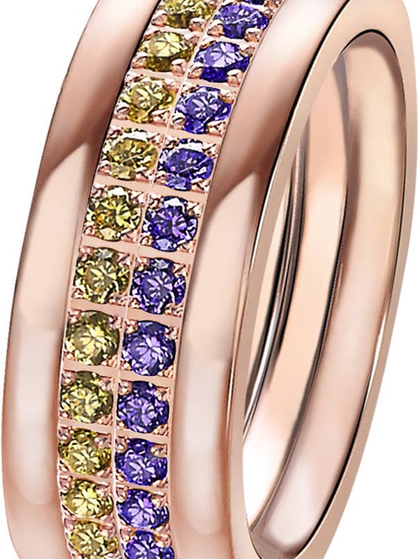 Mythischer Rosenring aus Samt für den Großhandel von CAPRICCI