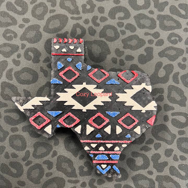 Cozy Leopard Boutique - Wholesale Car Freshener - Women's - Aztec Texas Car Freshie1