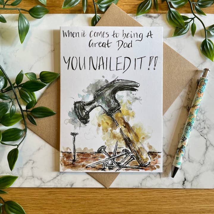 When it comes to being a great Dad ~ YOU NAILED IT!! for wholesale by Crafty Tinks