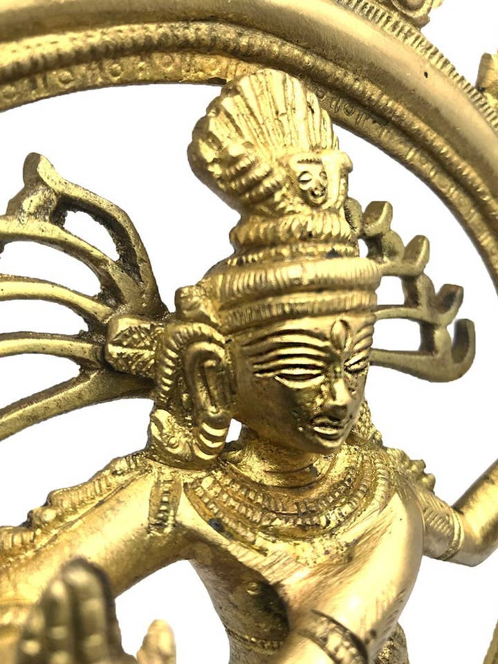 Estatua de latón de Nataraj Lord Shiva para venta al por mayor de The Deva Shop