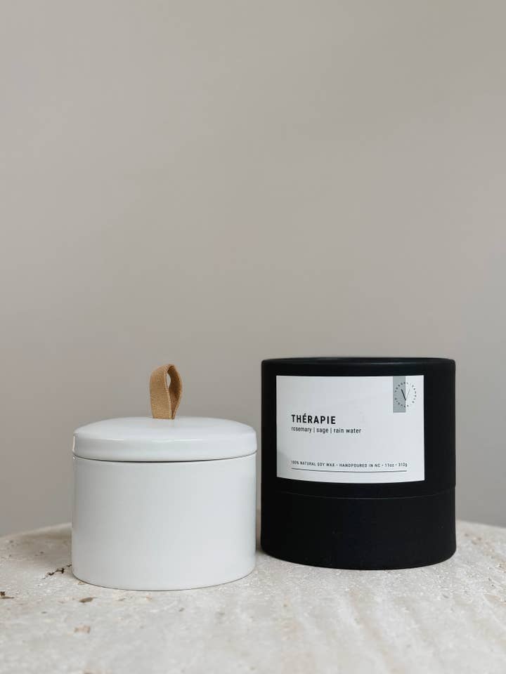 Library 11 oz Candle Jar | Thérapie for wholesale by Vessel Candle Studio