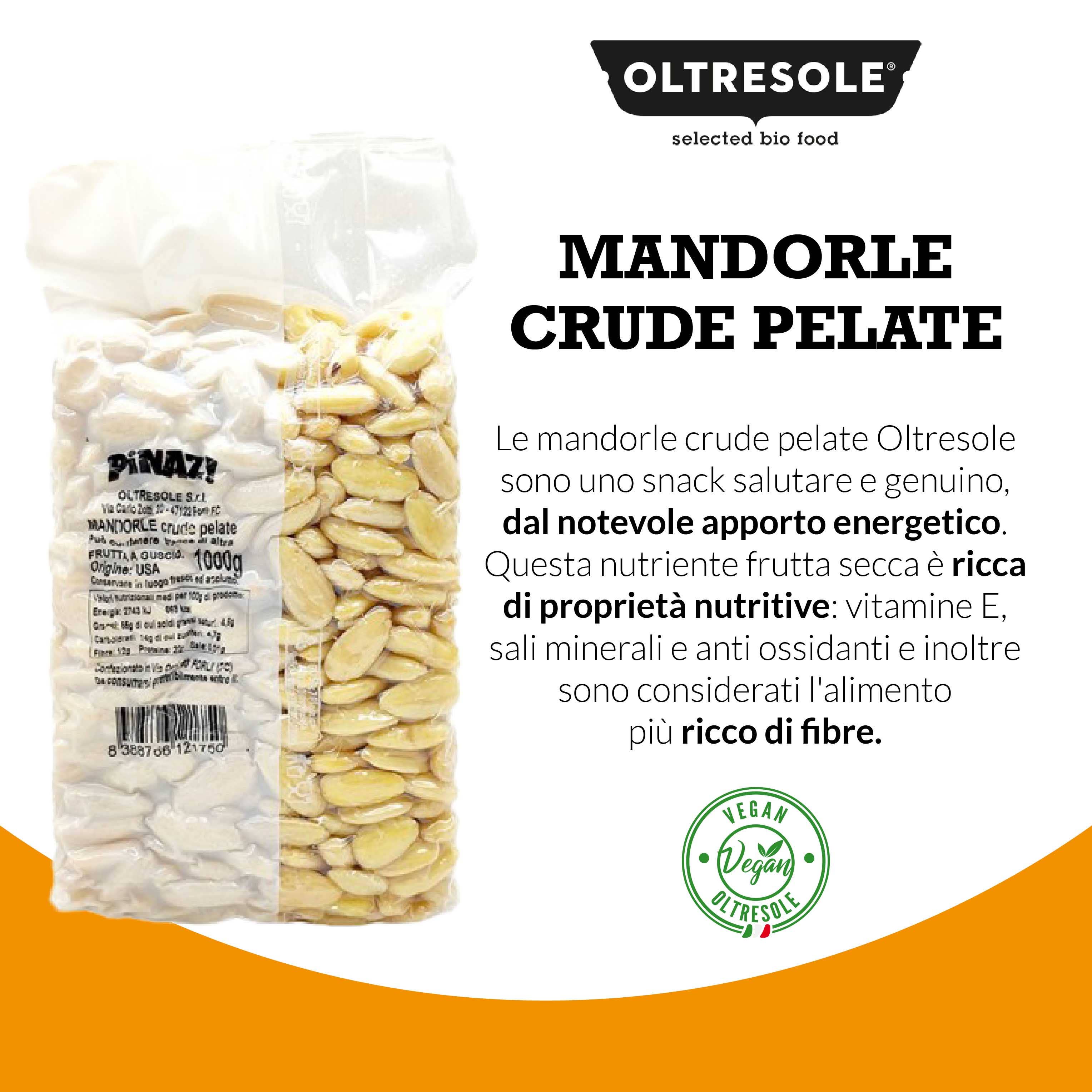 Oltresole – Frutos secos por atacado – AMÊNDOAS CRUAS DESCASCADAS 1 Kg5