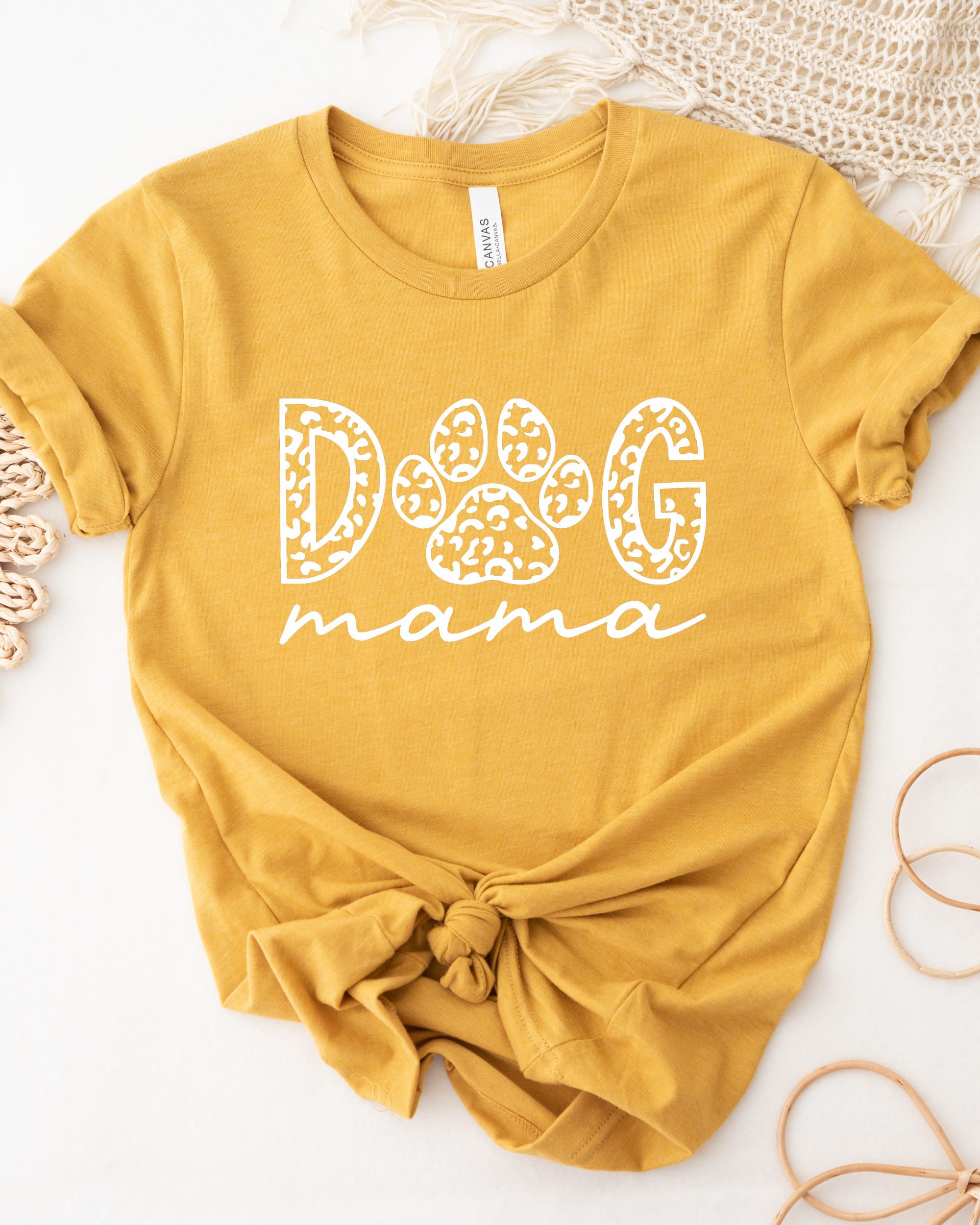 Desert Raine - Venta al por mayor Camiseta serigrafiada - Mujer - Camiseta Dog Mama - camiseta gráfica5