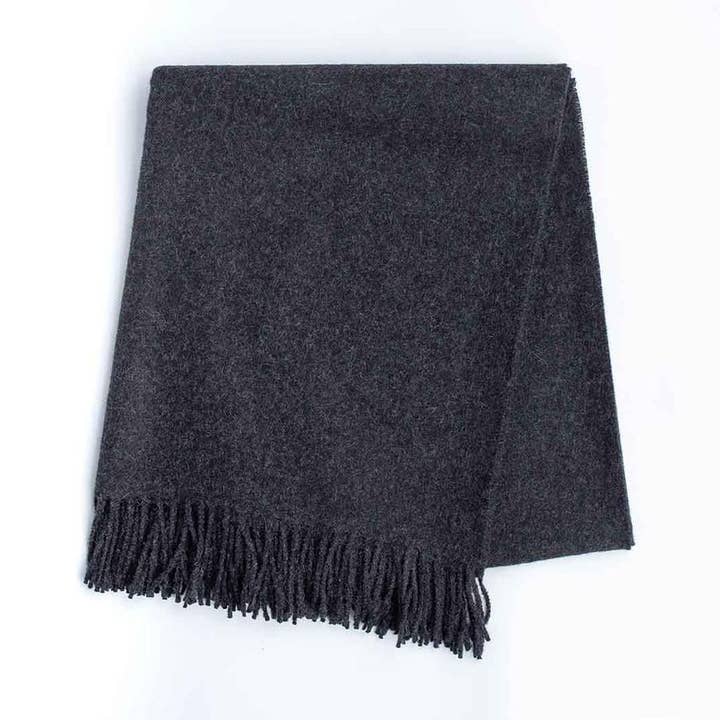 Alpaca Throw - Preto por atacado de Cocún