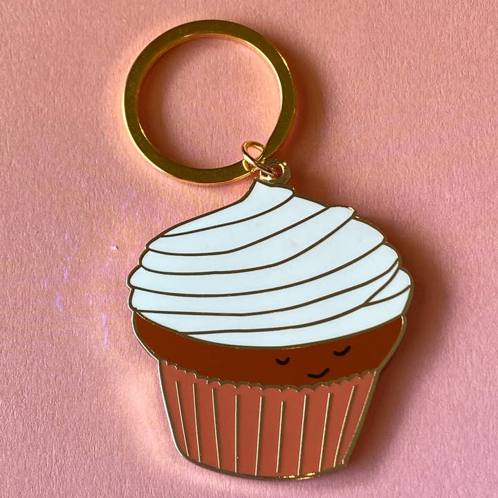 Little May Papery - Wholesale Keychain - Women's - Red Velvet Cupcake Keychain. Crave Cupcakes Collab1
