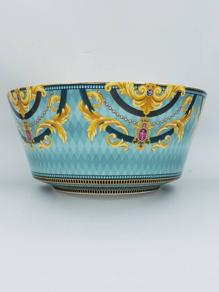 Stor skål för sallad och frukt i porslin för wholesale av Yourthedish