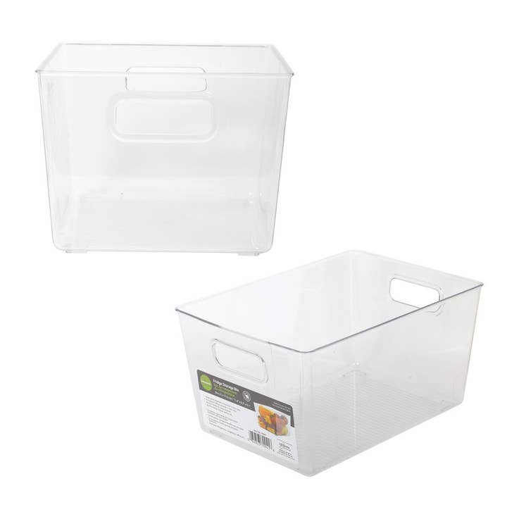 Luciano Gourmet - Wholesale Storage Bin - L.Gourmet Fridge Storage Bin Transparent