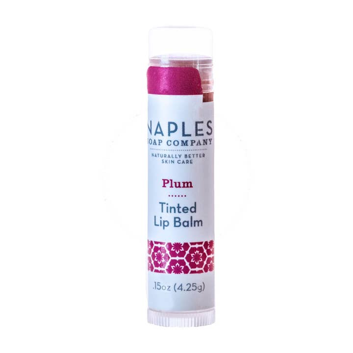 Plum Tinted Lip Balm for wholesale by Naples Soap Company | Clean Beauty, Natural Bath & Body