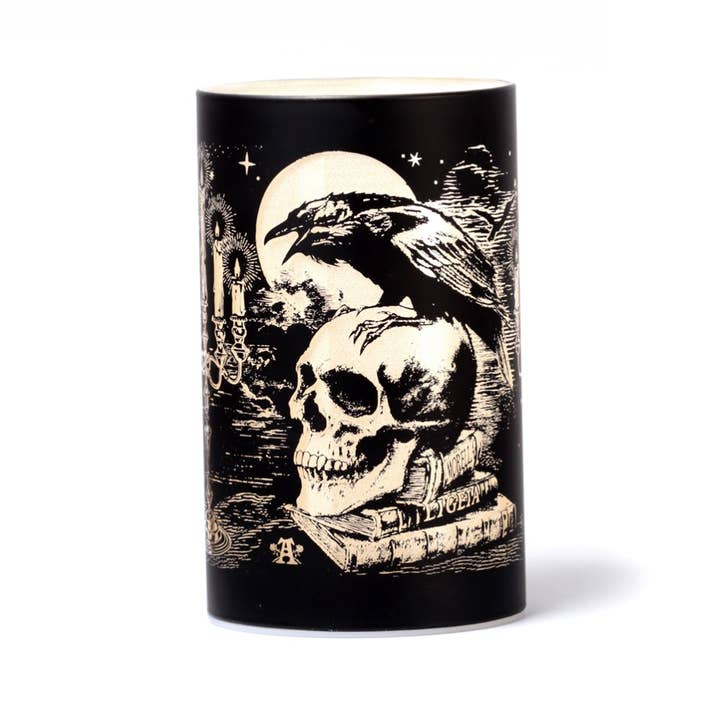 Alchemy England – wholesale Accent/desk lamp – Poe's Raven Lantern (LED Lamp)1