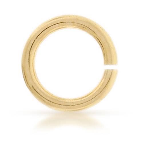 Plazko - Wholesale Craft Supplies - 14Kt Gold Filled 22ga 3mm Open Jump Ring- 100pcs/pk0