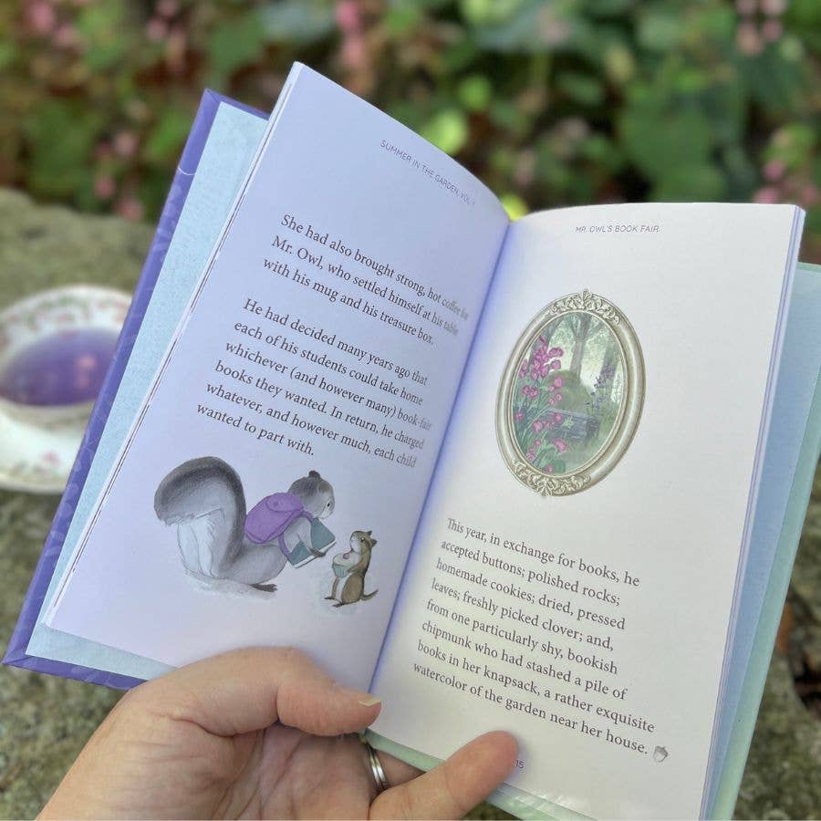 Read+Purr - Wholesale Early Reader Book (6-8) - cozy book (hardback, 4.5x7) Summer in the Garden, vol. 12