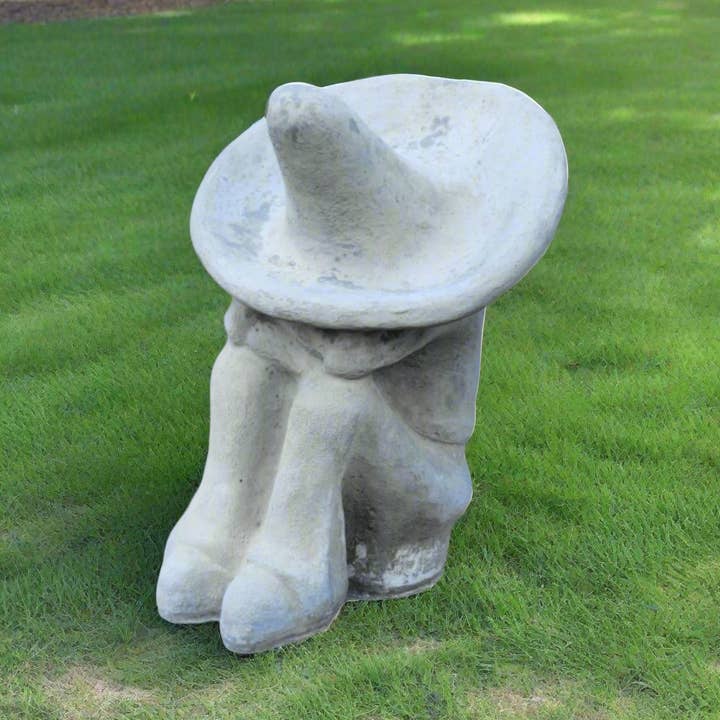 Sleeping Mexican Concrete Statue for wholesale by Selcouth Home