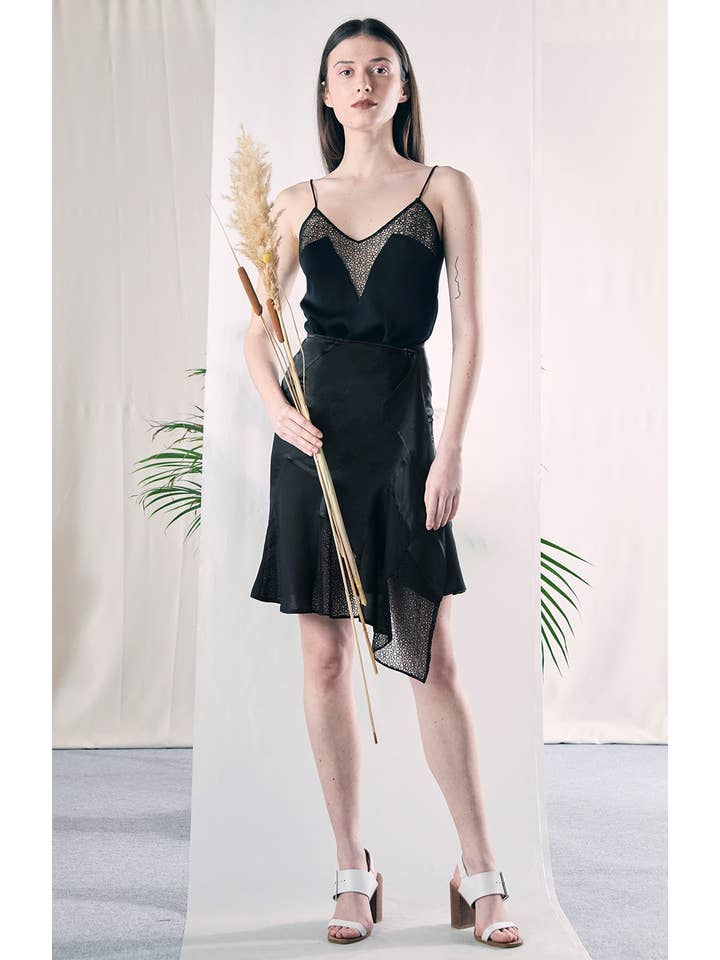 SUNDAY LIFE - Wholesale Camisole - Women's - FABIENNE - CAMISOLE WITH TRANSPARENCY