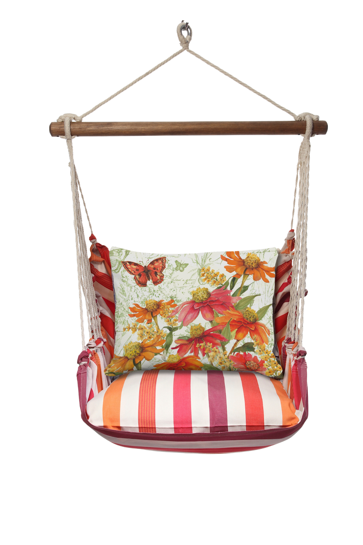 Magnolia Casual - Wholesale Swing Set - Hammock Swing 4-Piece Set indoor / outdoor - Cristina Stripe1