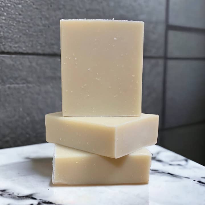 Savon au lait de chèvre non parfumé pour la vente par Windwood Soap