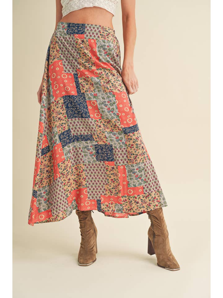 AEMI + CO - Wholesale Skirt - Women's - 773DN Bradyn Print Skirt9