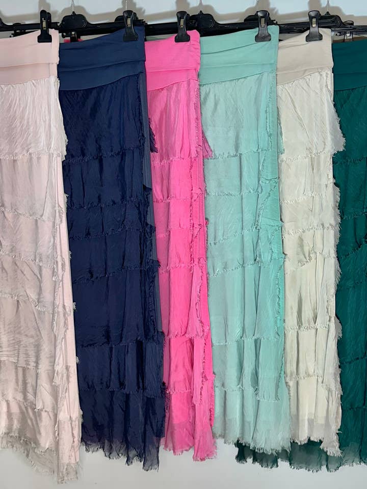 Karamel Collection - Vente Jupe – femme - Jupe en soie à volants
Aucun tarif ne sera ajouté16