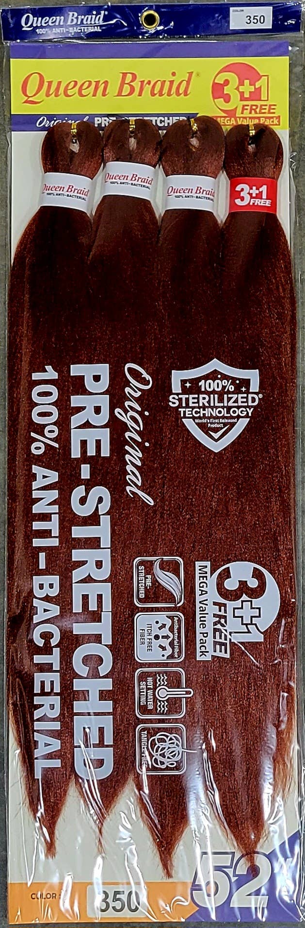AEsthetic - Vente Extensions de cheveux - Mega pack QUEEN BRAID 3 + 1 pour extensions de cheveux1