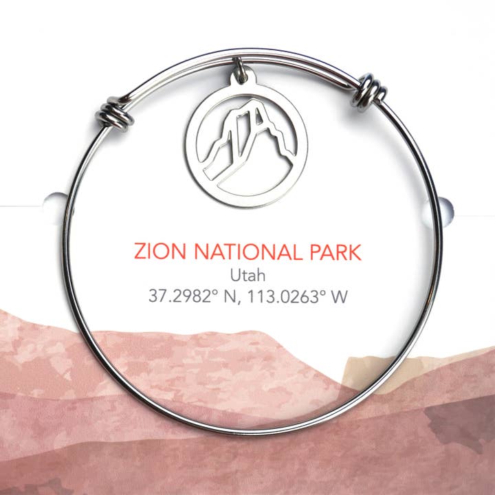 Bracelet du parc national de Zion (The Watchman) pour la vente par Melissa Lew