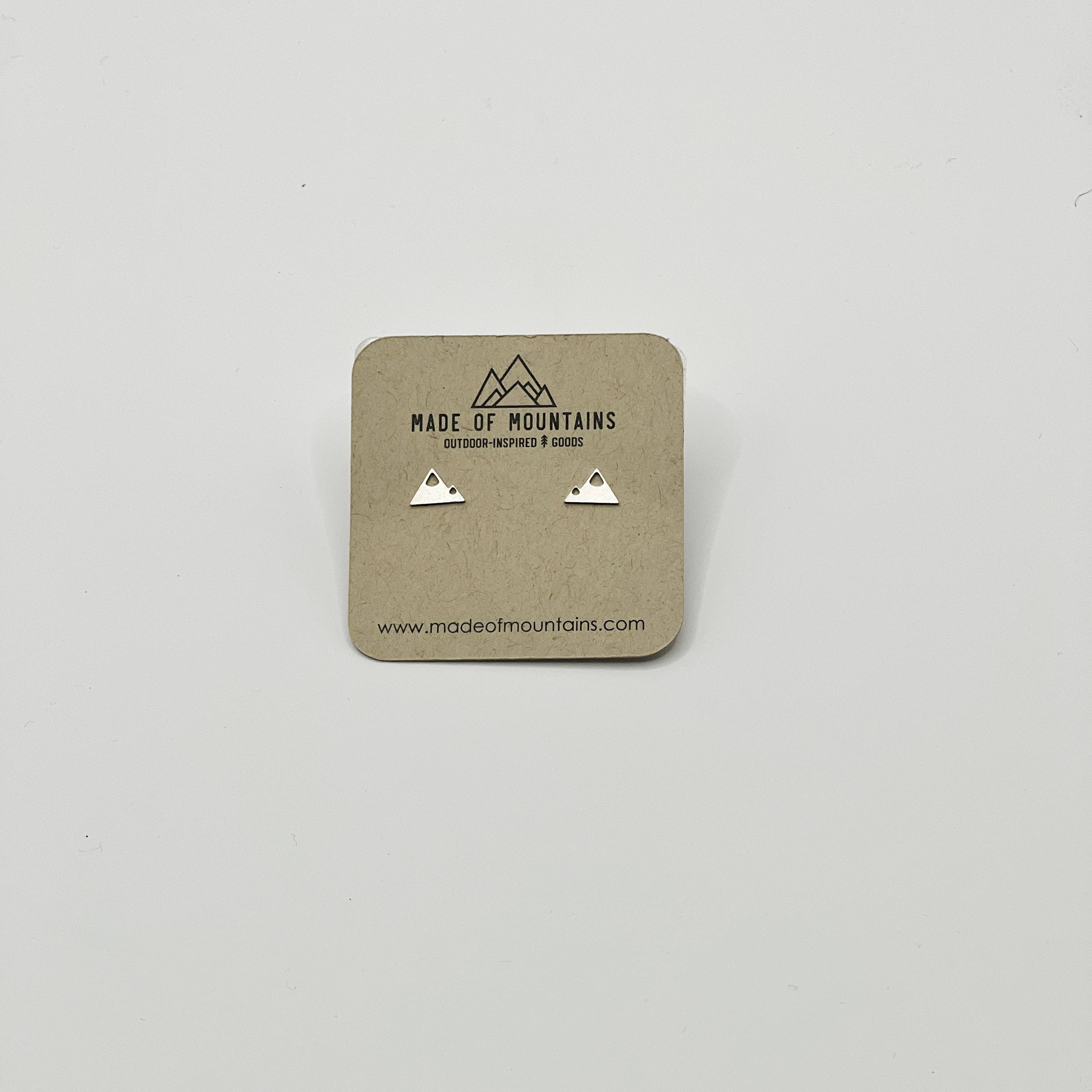 Made of Mountains - Vendita all'ingrosso Orecchini a bottone - Borchie Mini Mountain1