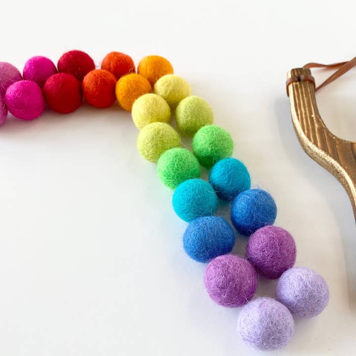 Felt Ball Refill for Slingshots for wholesale by Wool Jamboree