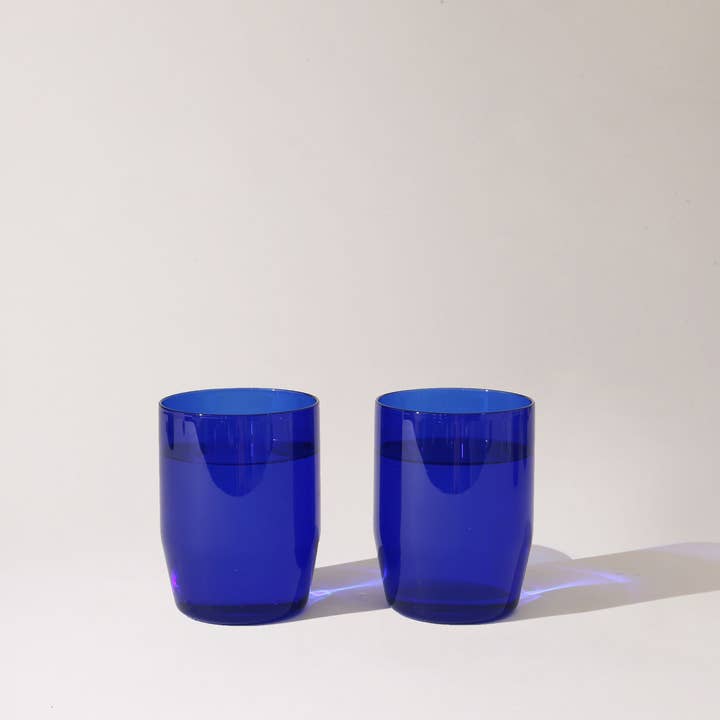 YIELD - Wholesale Drinking Glass/Cup - 12 oz Century Cobalt Glass Set