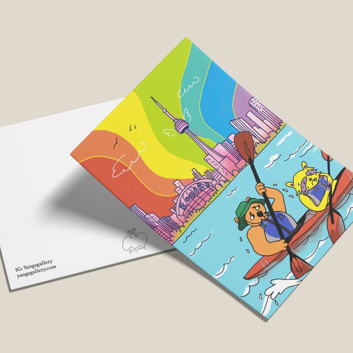 Ansichtkaart van de skyline van Toronto voor wholesale door Yangsgallery