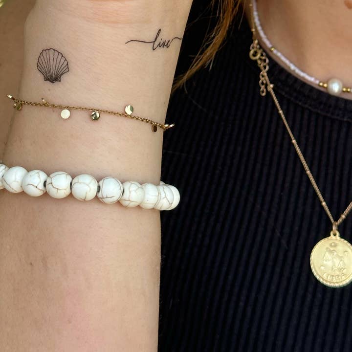 encredelicate - Wholesale Temporary Tattoo - Shell temporary tattoo (set of 6)4