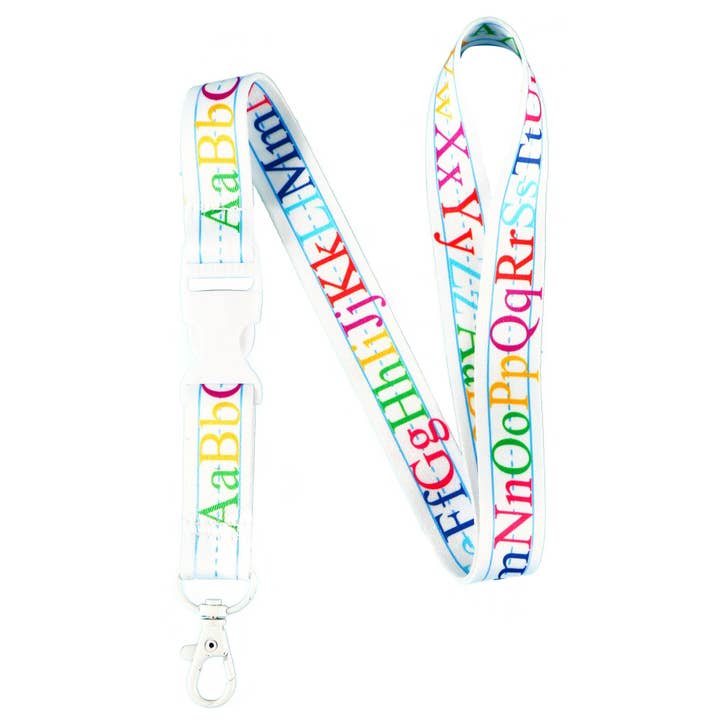 Teacher Alphabet Lanyard/Keychain Wholesale. for wholesale by Eastex