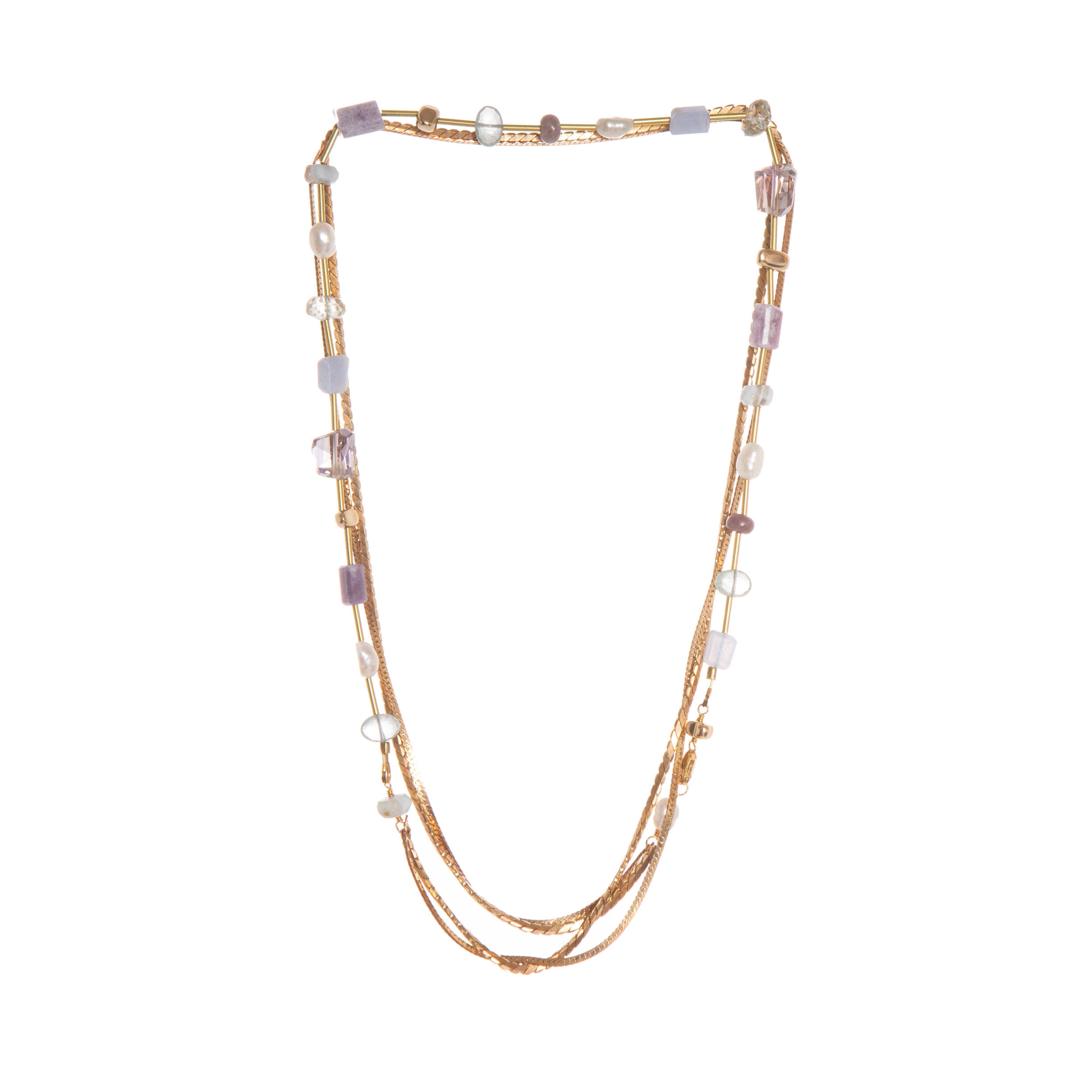 Hailey Gerrits - Wholesale Kralen/parelketting - SS24 Solana 2-in-1 halsketting3
