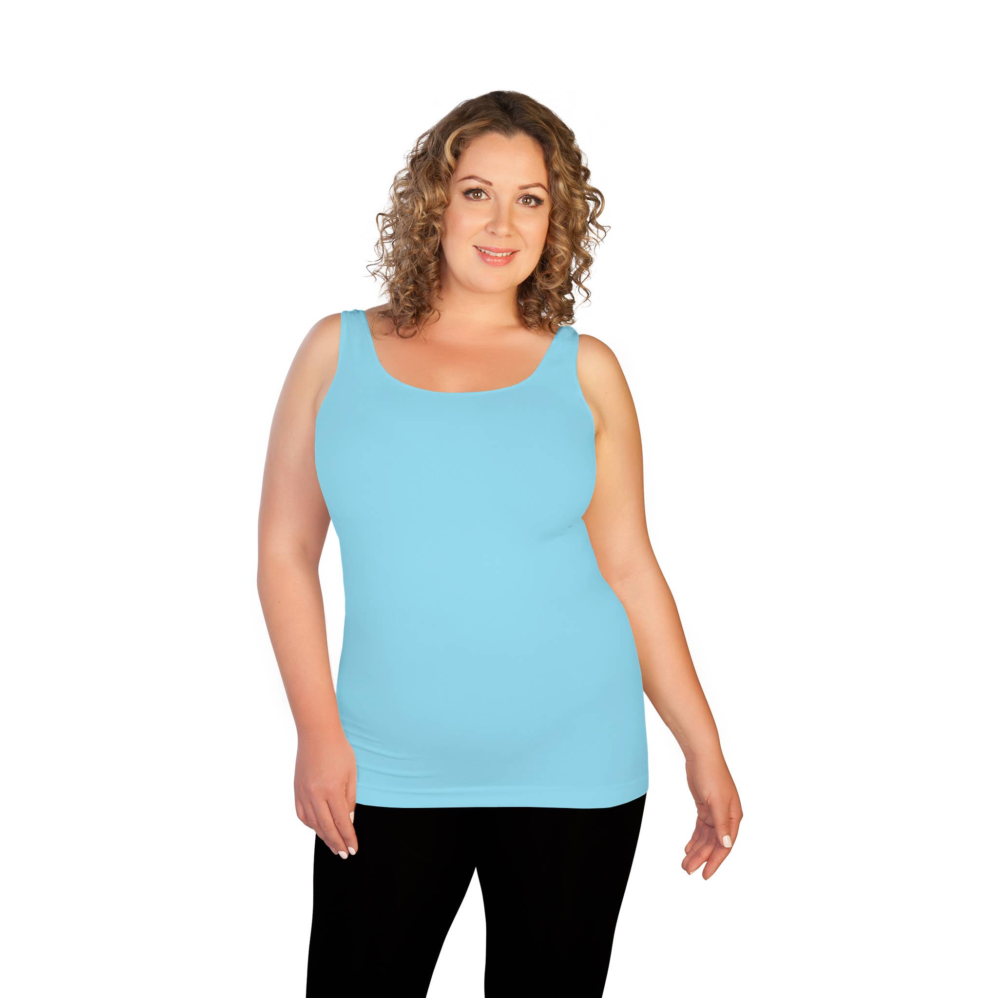 Skinnytees - Wholesale Tank Top - Women's - Plus Basic Tank1