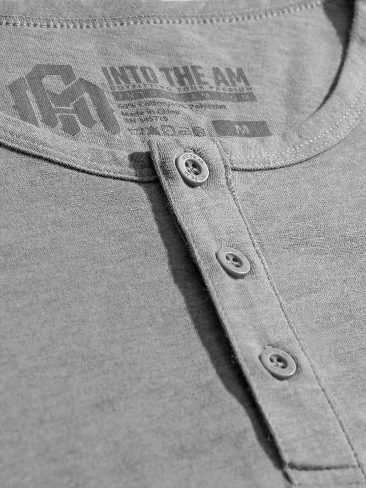 INTO THE AM – Großhandel T-Shirt – Herren – Langarm-Henley-Shirt für Herren (Marke)33