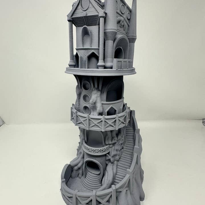 Shape Shifter Studio 3D - Wholesale Decorative Tabletop Object - The Watchtower Dice Tower