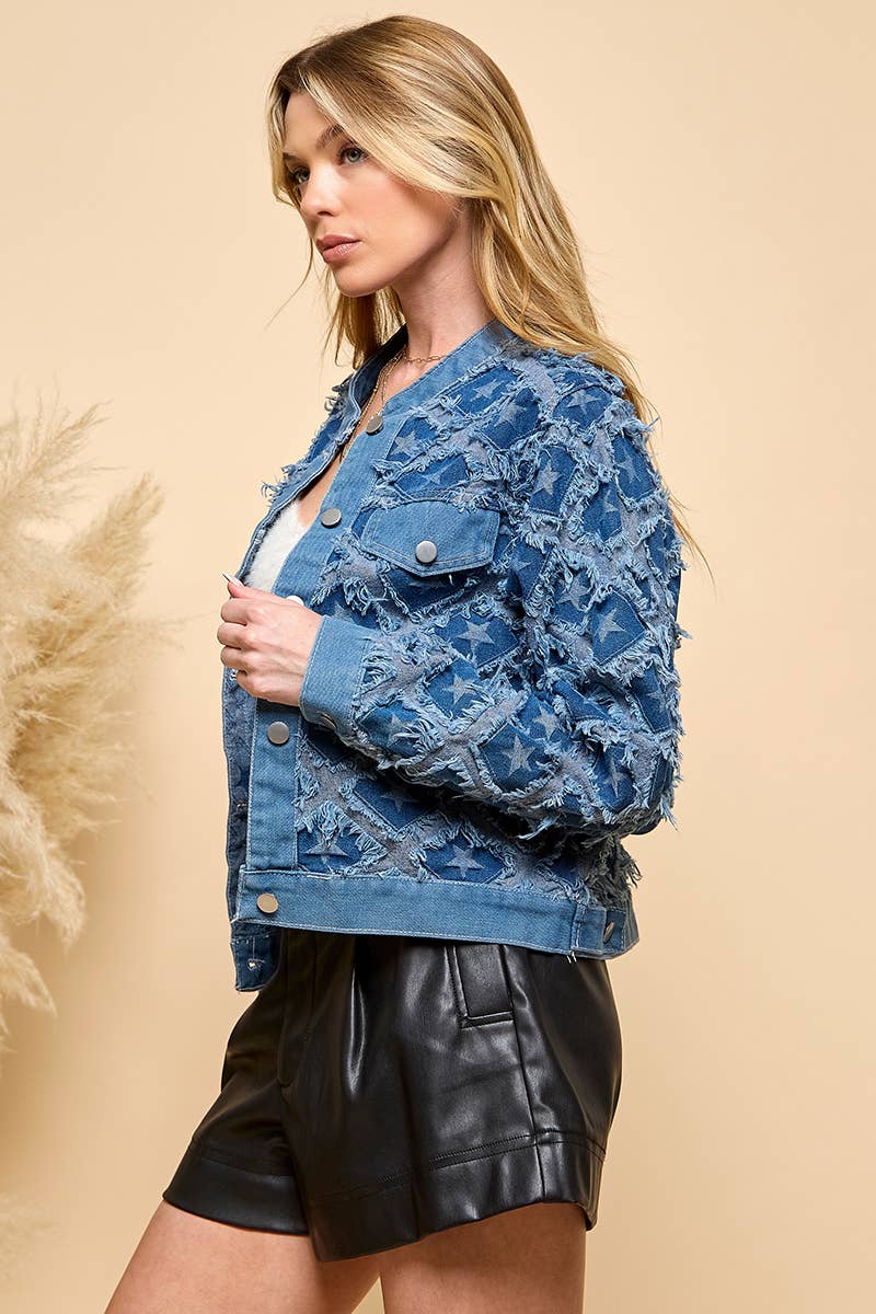 Star Denim Jacket  for wholesale on Faire5