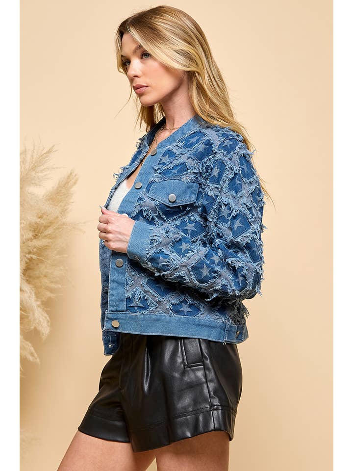 Denim Chaqueta vaquera estrella de venta al por mayor en Faire5
