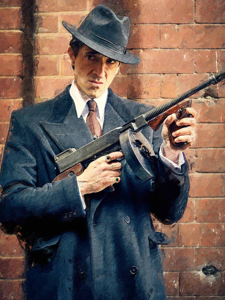 P.B Luca Changretta No.2 Metal Wall Sign 10x8" for wholesale by The Shizzle Print Co