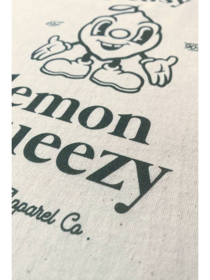 Nostalgic Apparel - Wholesale Screen Printed T-Shirt - Unisex - Easy Peasy | Natural Tee5