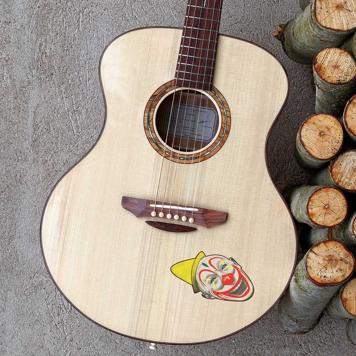 RetroPlanet - Wholesale Sticker - Creepy Circus Clown Face Scary Nose Die Cut Sticker7